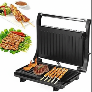 Electric Sandwich Maker, Grill & Toaster with Non-Stick