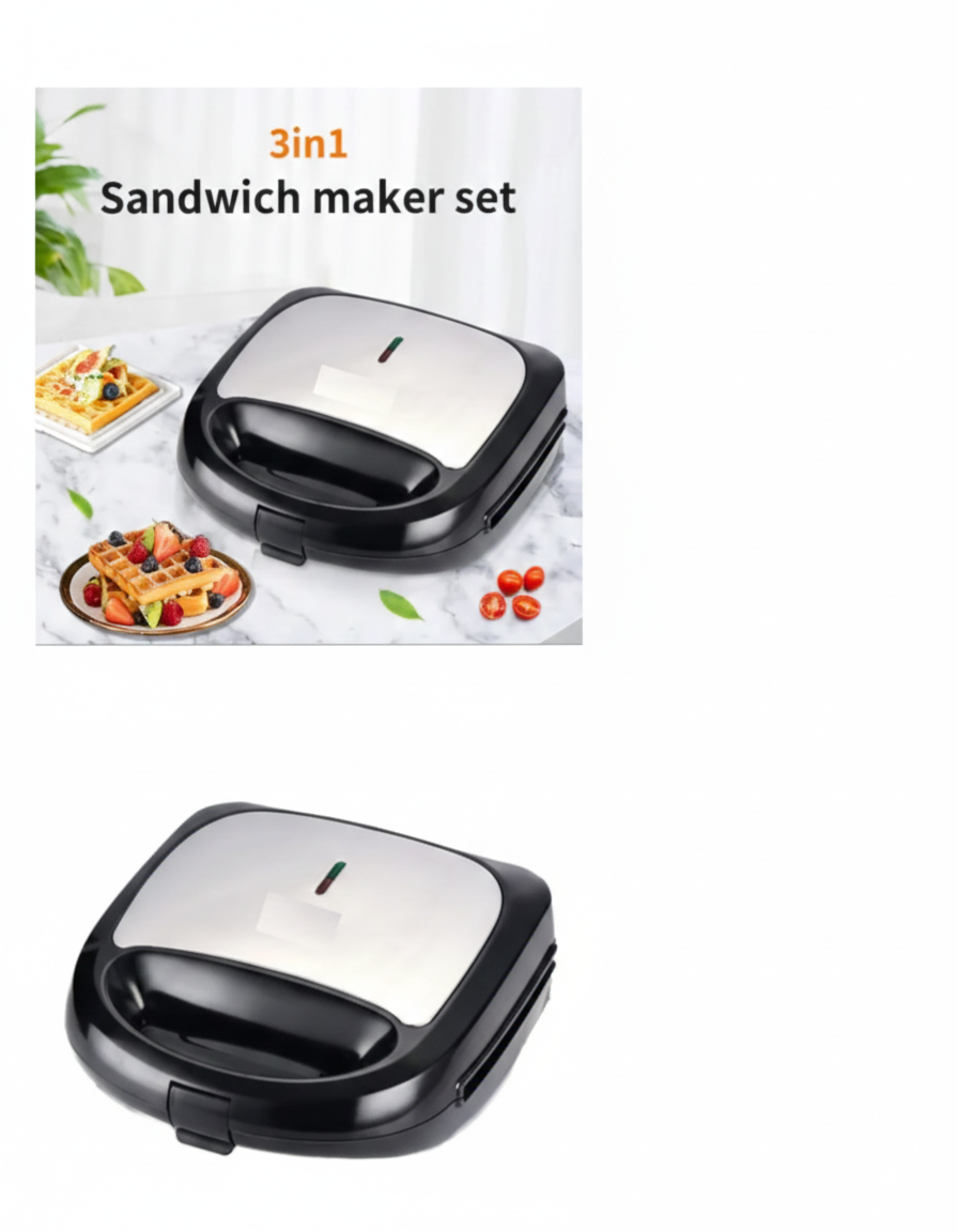Sokany 3-in-1 sandwich Maker Set